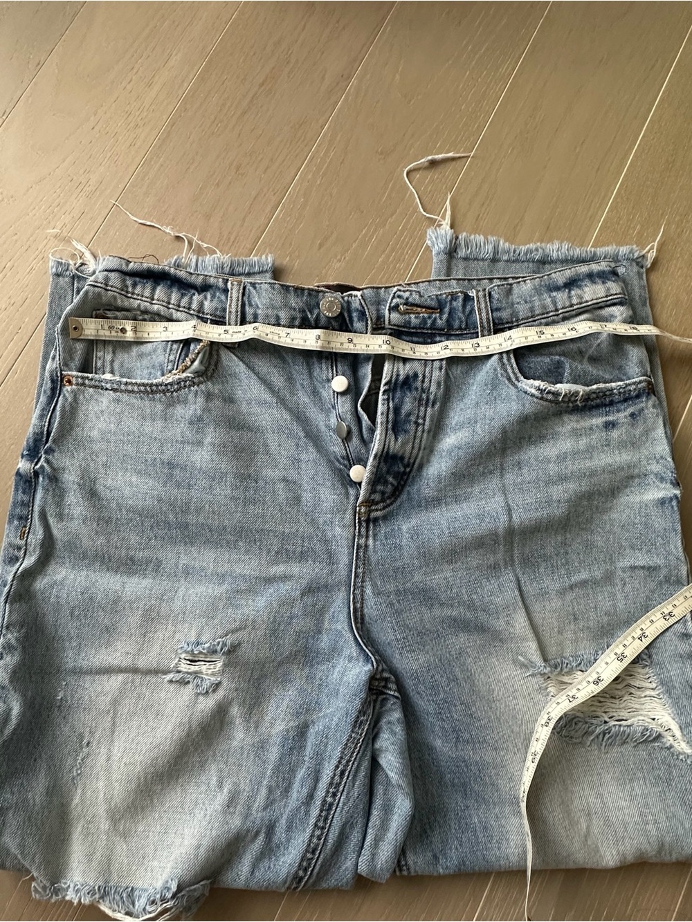 BDG Light Blue Distressed Boyfriend Jeans